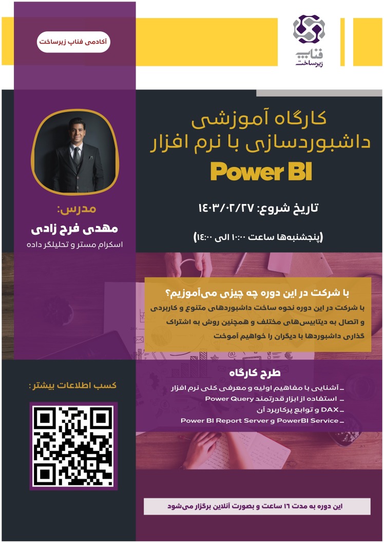 دوره آموزشی داشبورد سازی با نرم افزار Power BI 